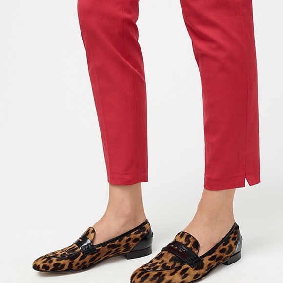 Women's Red Slim Fit Pants - Picture 3 of 5